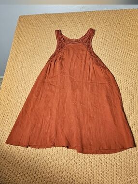 O'Neill Westerly Knit Dress Size Medium Rust Color